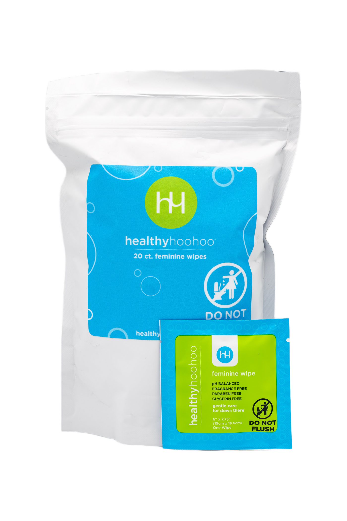 natural feminine wipes pH balanced wipes healthy hoohoo®