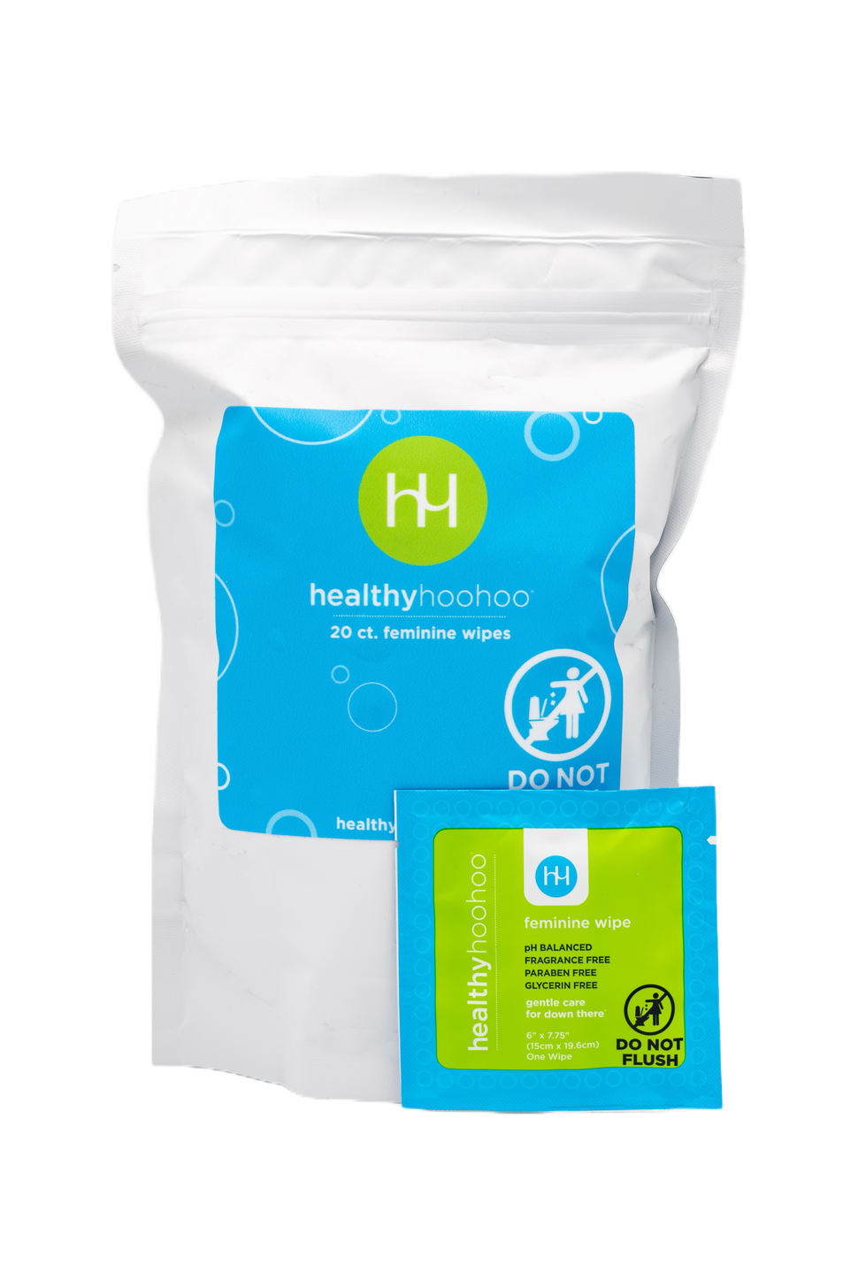natural feminine wipes pH balanced wipes healthy hoohoo®